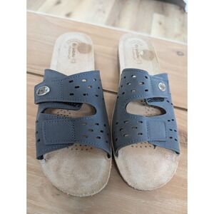 Inblu Women's Blue Adjustable Strap‎ Sandals, Size 41